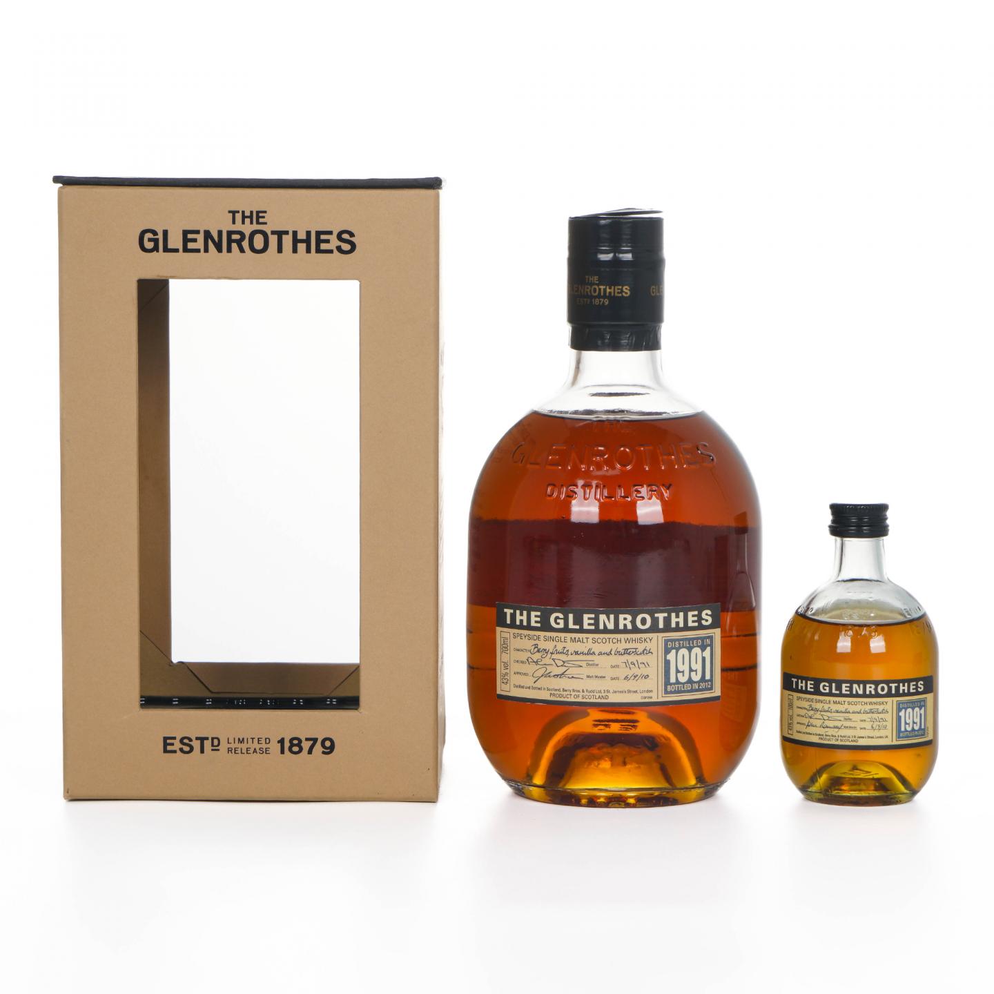 Glenrothes 格兰路思 1991-2012 700+100ml 2瓶组