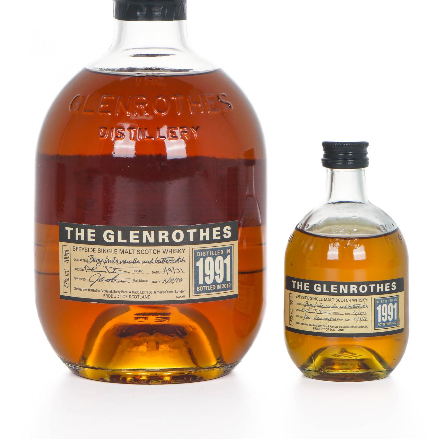 Glenrothes 格兰路思 1991-2012 700+100ml 2瓶组