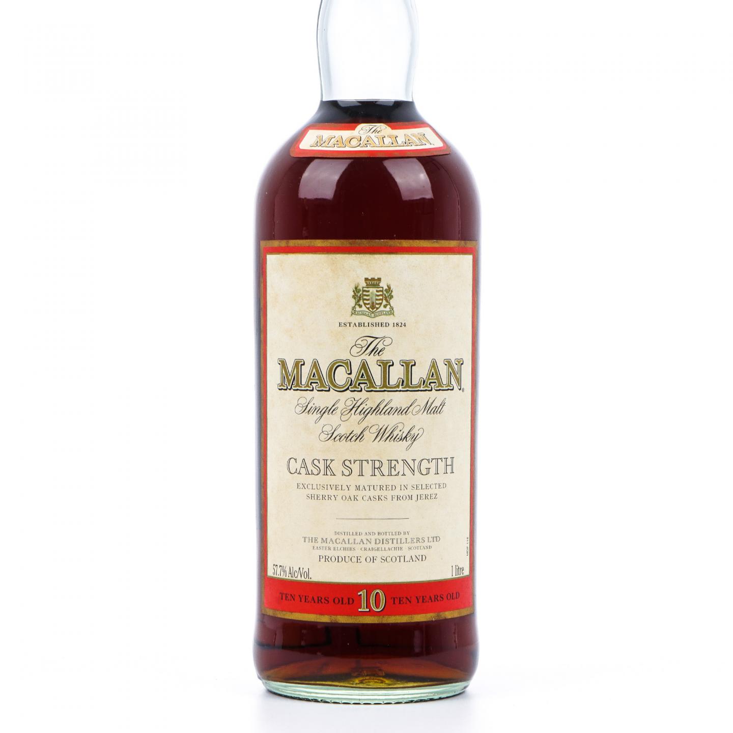 Macallan 麦卡伦 10年 桶强 1升装 57.7%