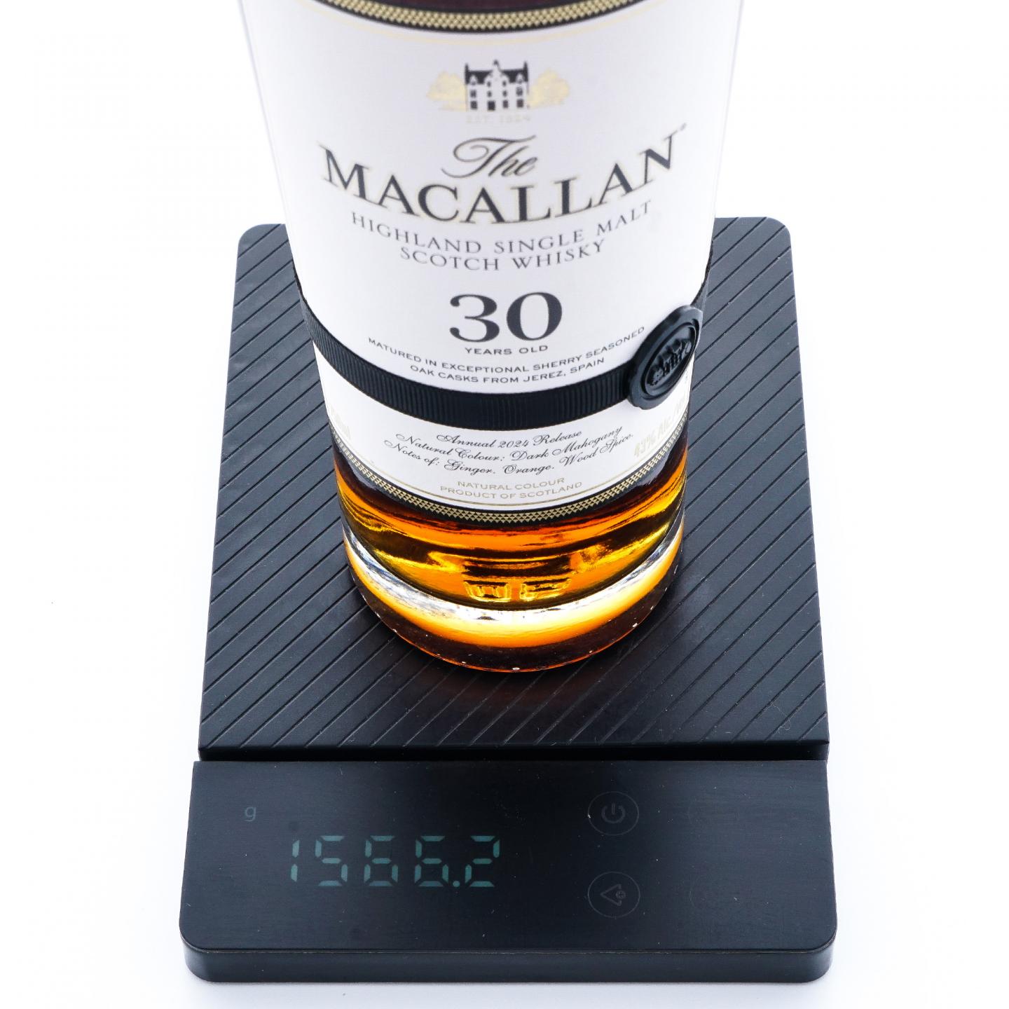 【附X光图】Macallan 麦卡伦 30年 2024 雪莉桶 木盒 750ml