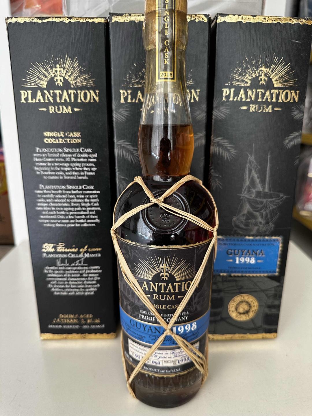 蔗园 圭亚那 单一桶朗姆酒 1998 行货