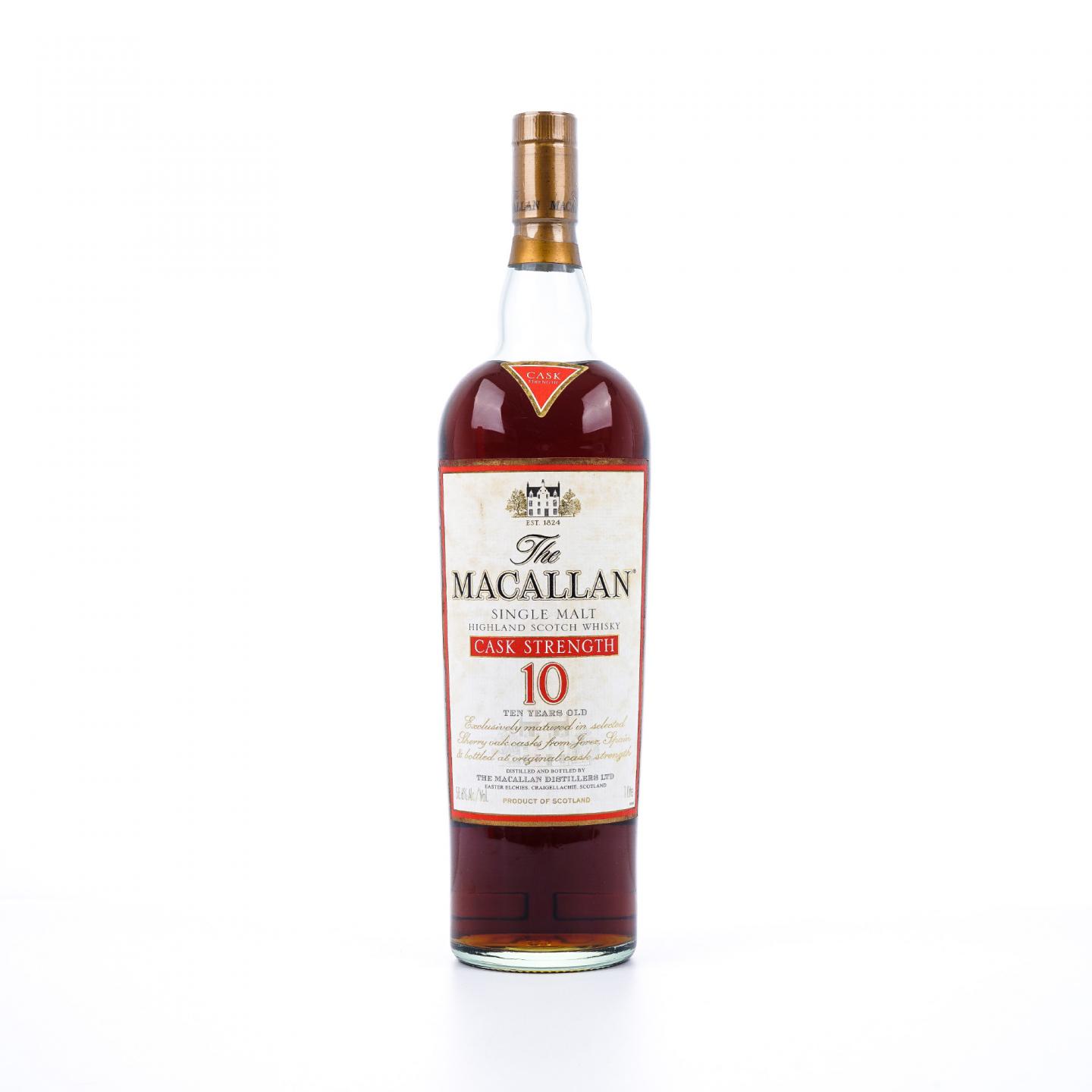 Macallan 麦卡伦 10年 桶强 1升装 58.6%