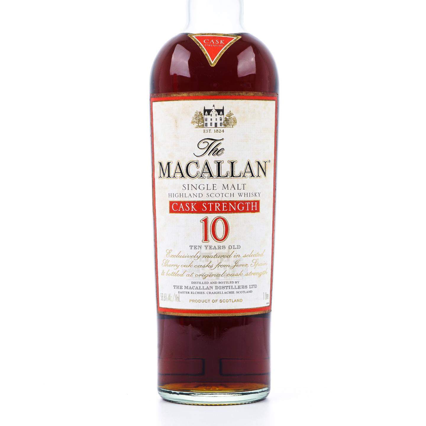 Macallan 麦卡伦 10年 桶强 1升装 58.6%