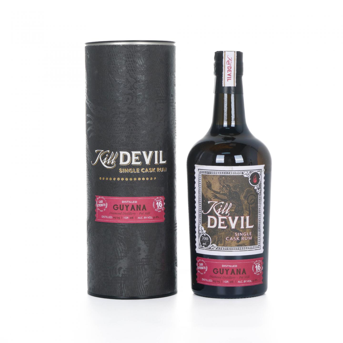 Guyana 钻石 16年 2005 Kill Devil 单桶朗姆酒 桶强