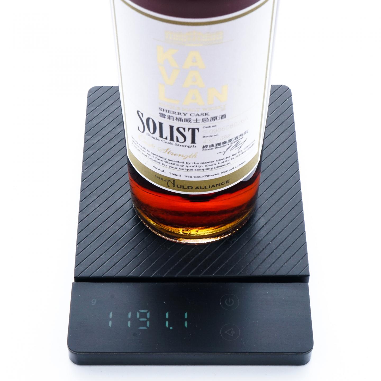 Kavalan 噶玛兰 2009 经典独奏 雪莉单桶#S090608026A 桶强