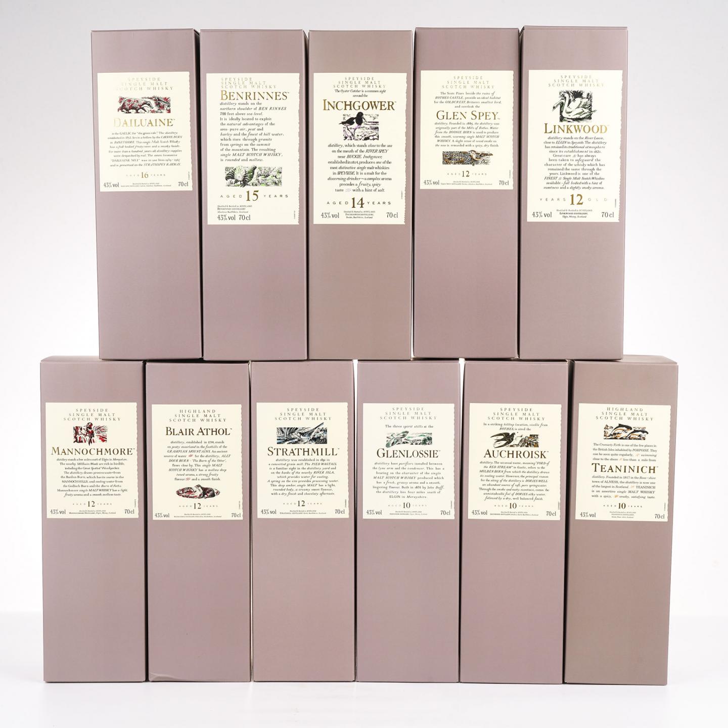 帝亚吉欧 花鸟系列 套装 11瓶组