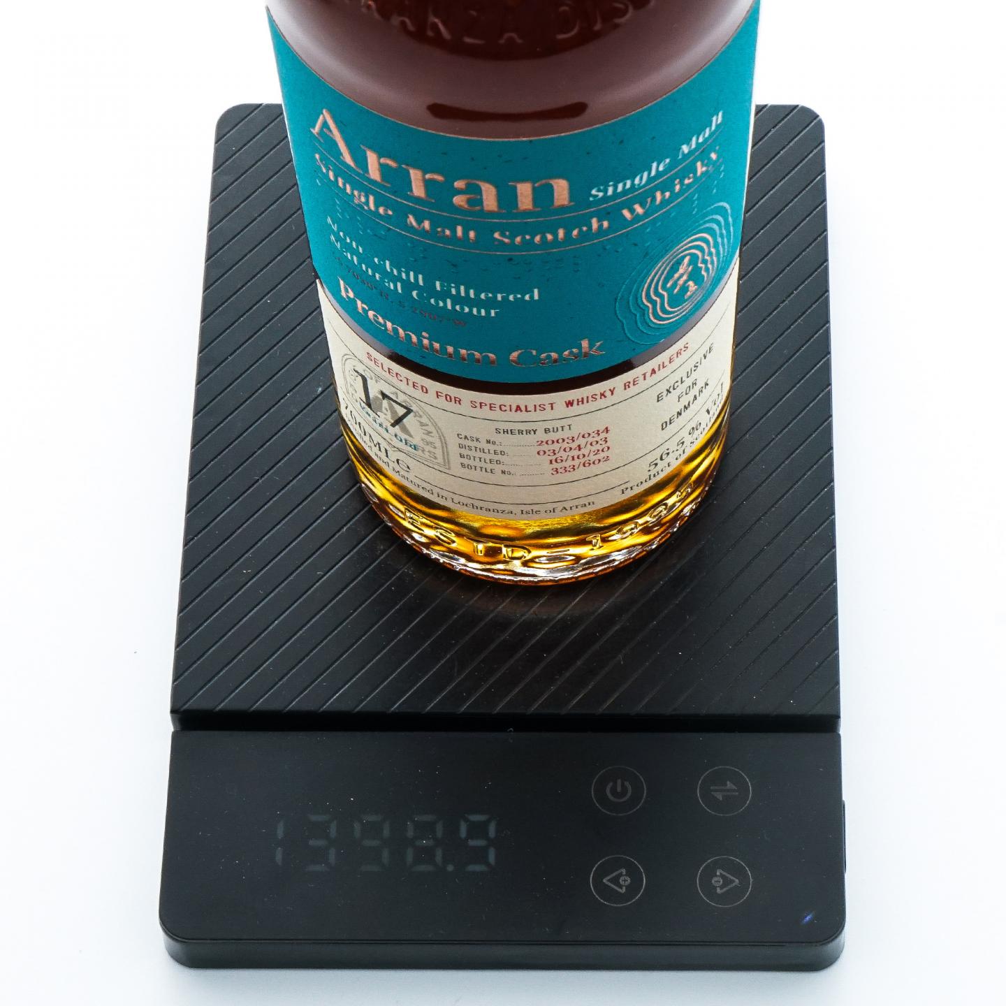 Arran 艾伦 17年 2003-2020 丹麦特供 雪莉桶#2003/034