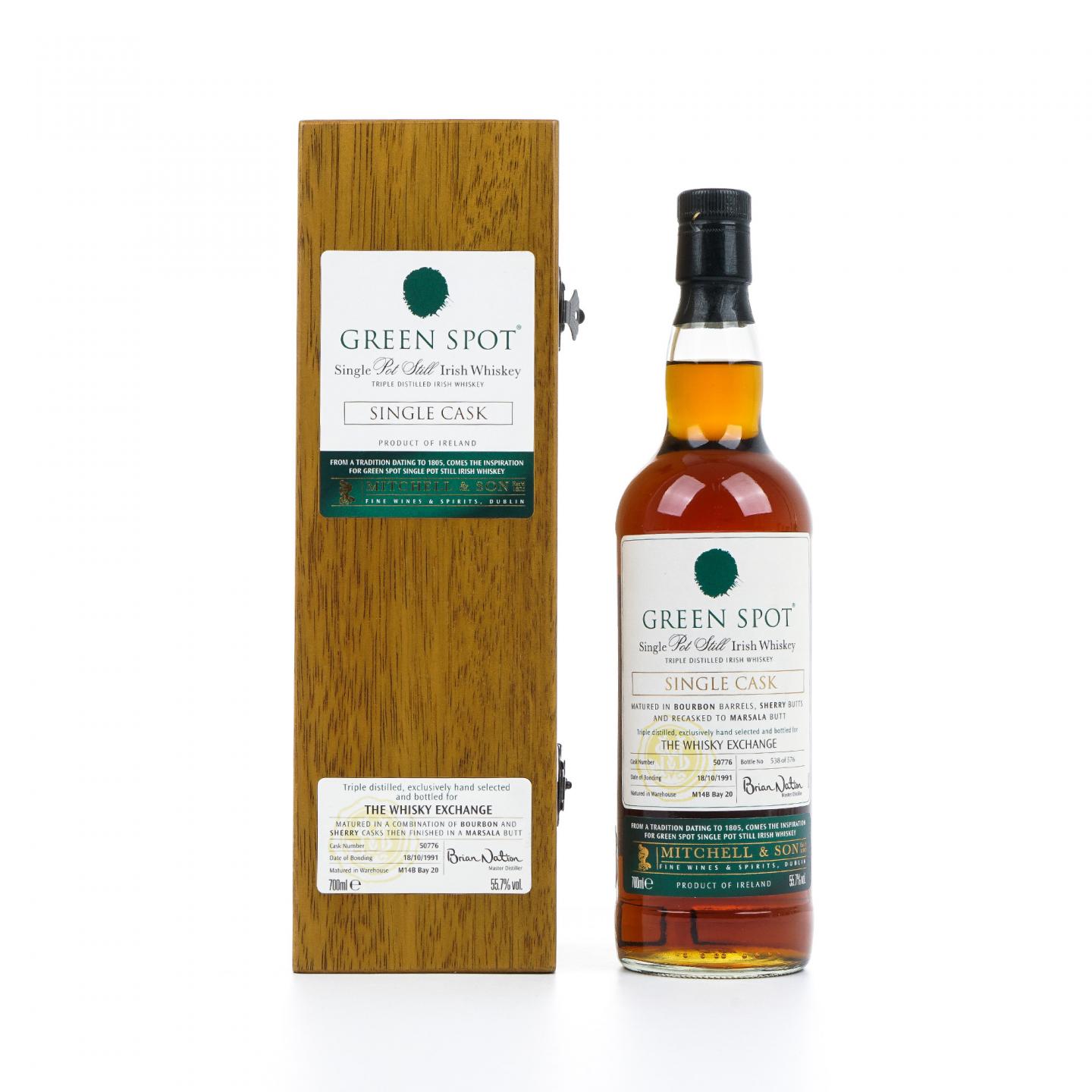 Green Spot 绿点 1991 单桶 爱尔兰威士忌