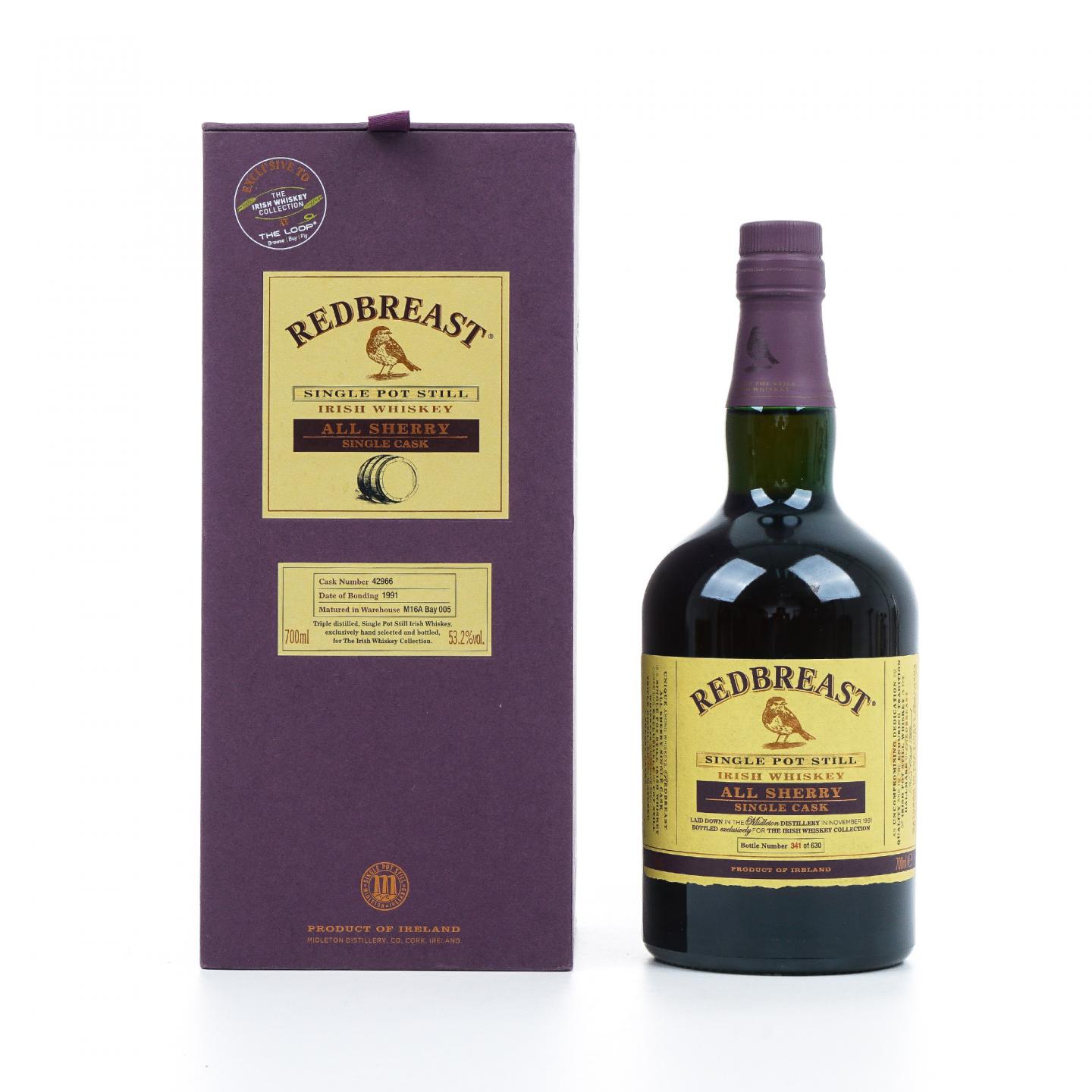 Redbreast 知更鸟 1991-2017 雪莉桶