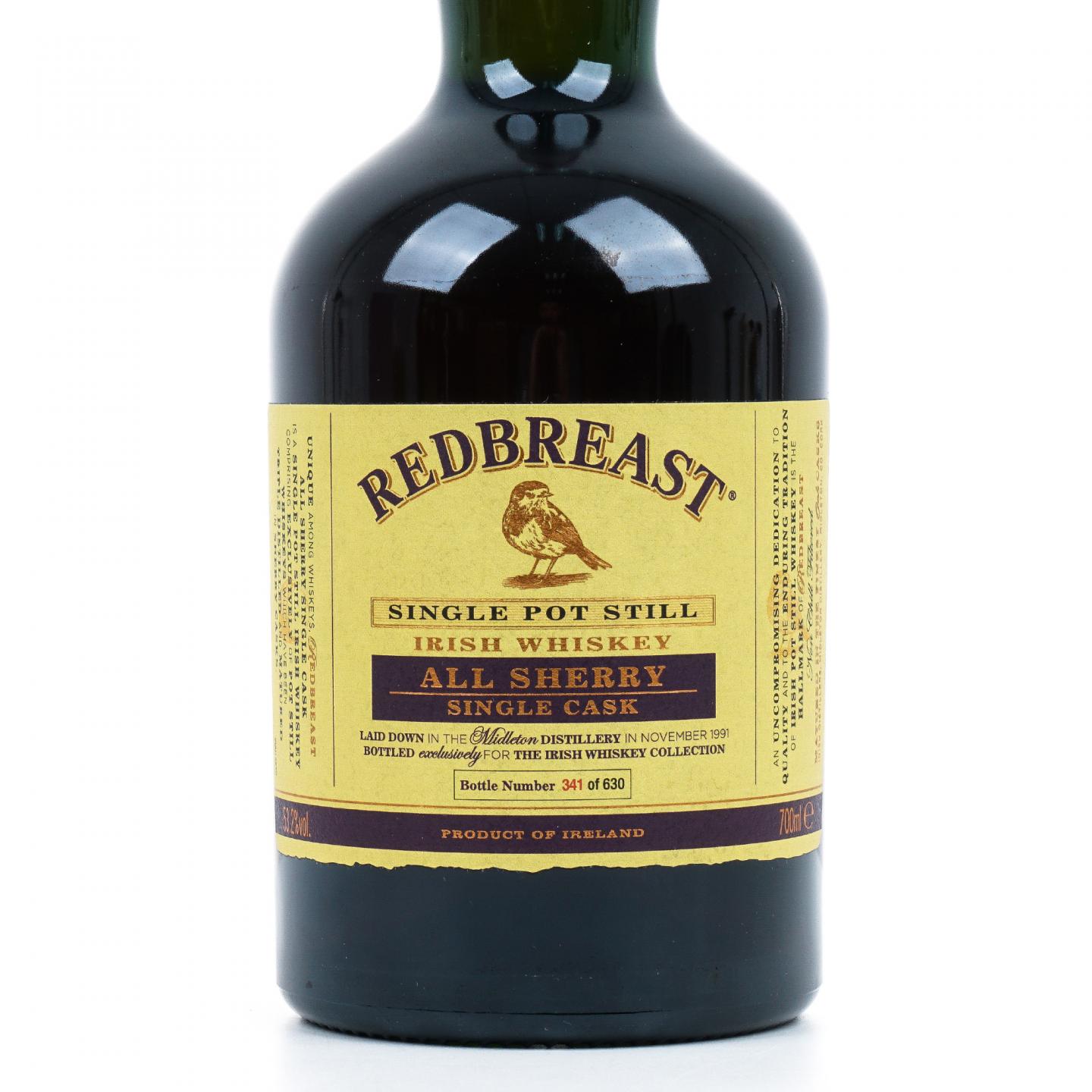 Redbreast 知更鸟 1991-2017 雪莉桶