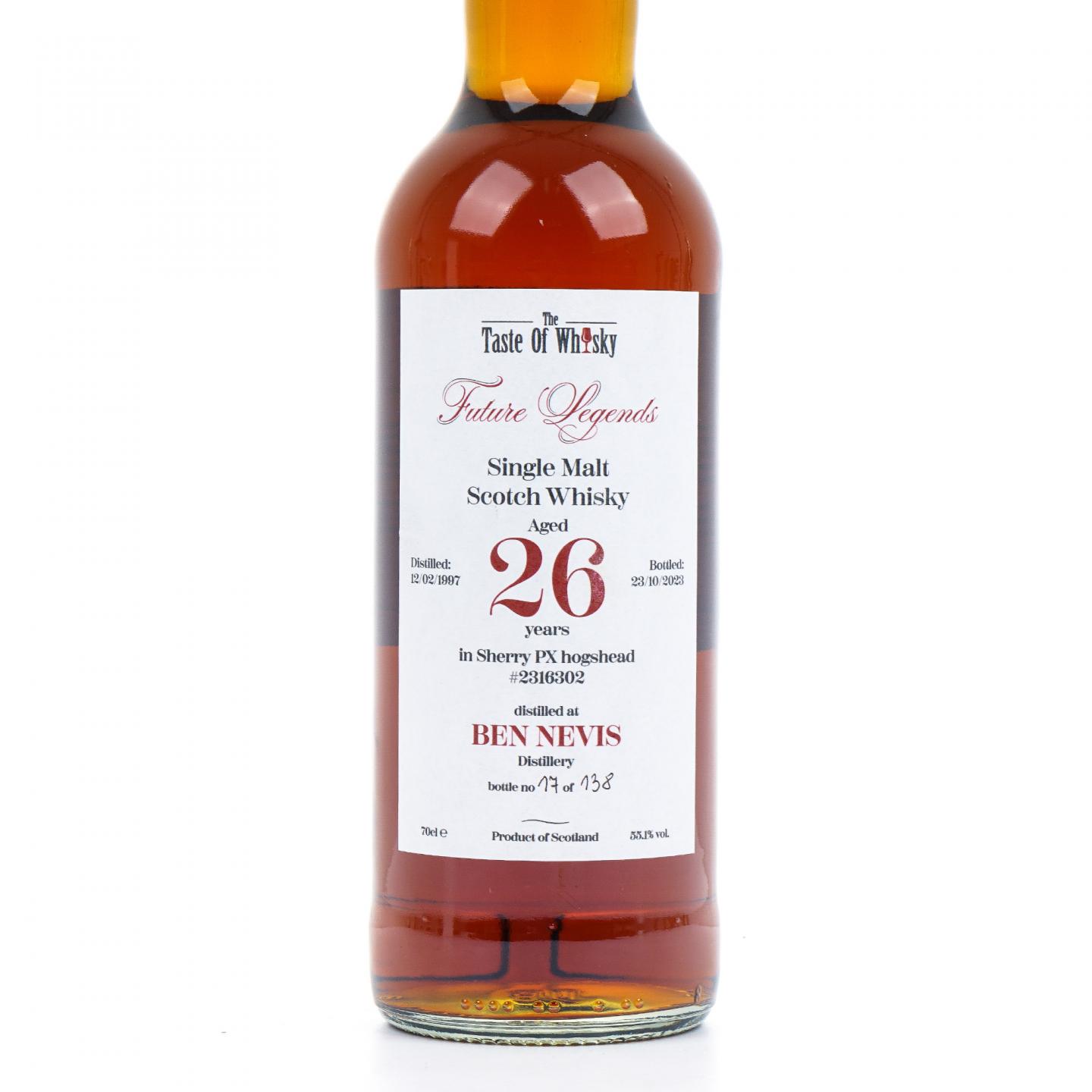 Ben Nevis 本尼维斯 26年 1997-2023 雪莉桶#2316302