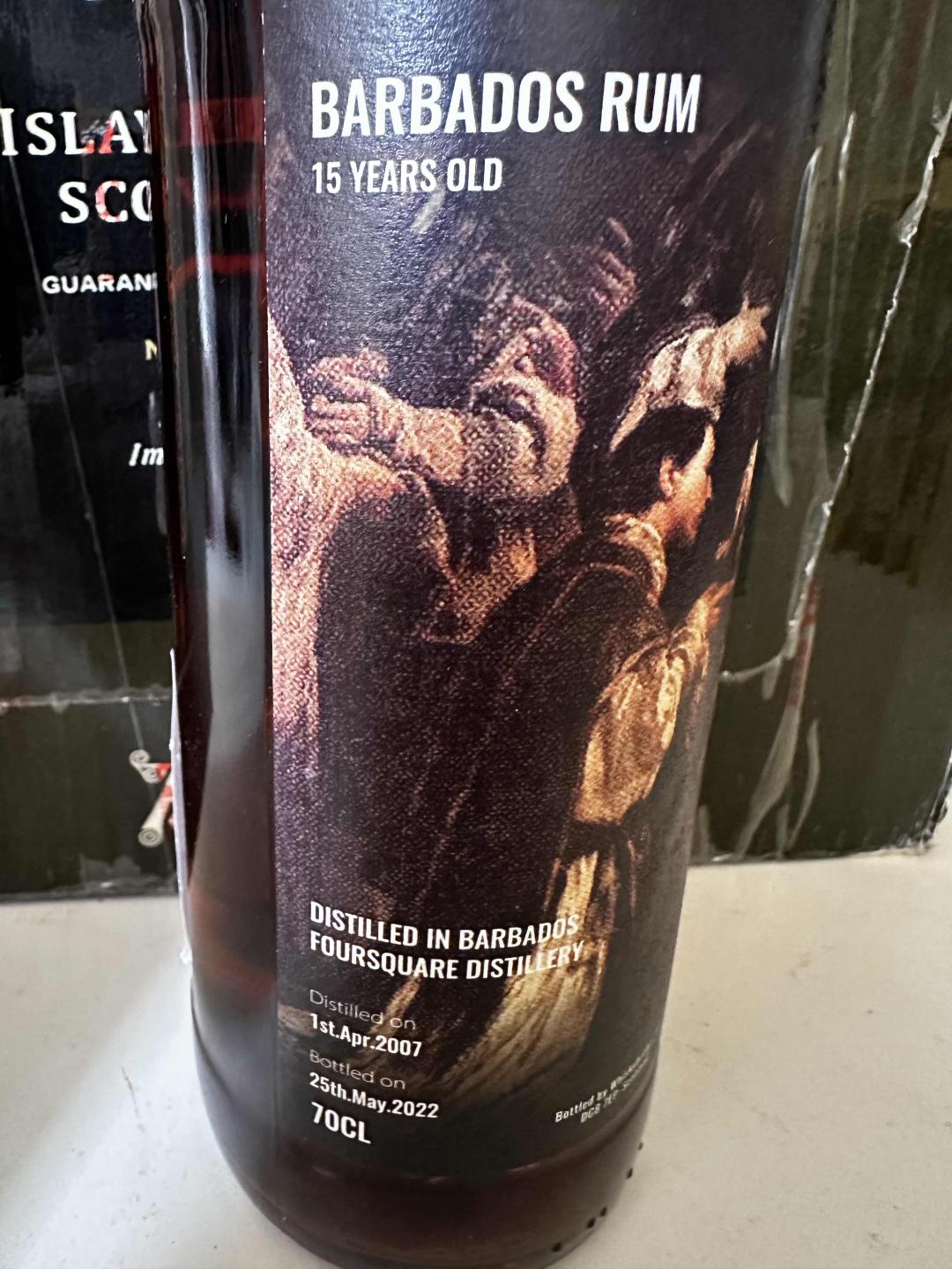 【绝版停产靓朗姆】Barbados 2007年 单桶 Rum 15年 巢 行货