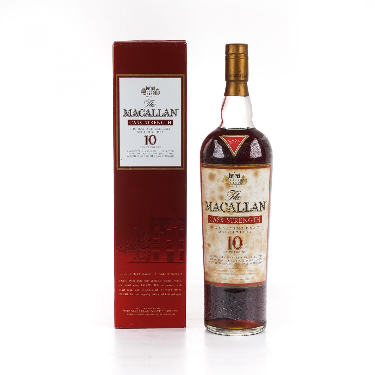 Macallan 麦卡伦 10年 桶强 1升装 58.2% 非原盒