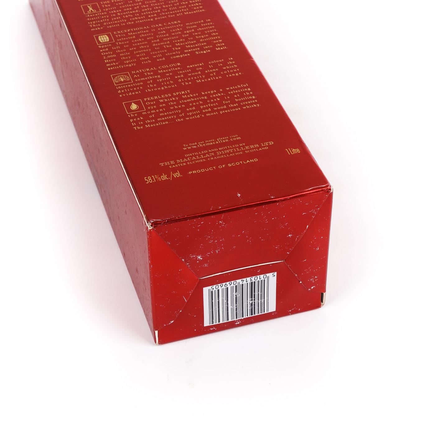 Macallan 麦卡伦 10年 桶强 1升装 58.2% 非原盒