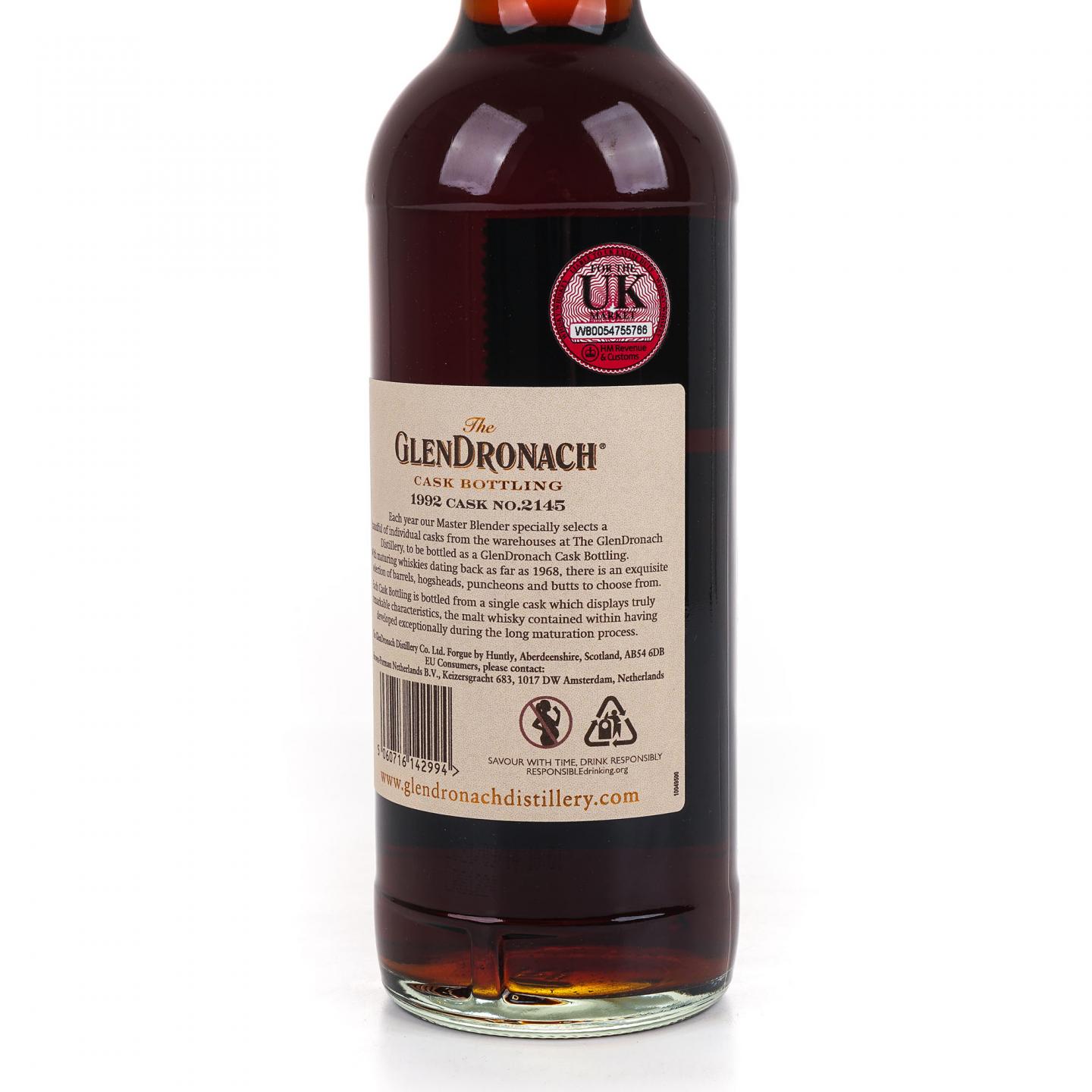 Glendronach 格兰多纳 28年 1992-2021 雪莉桶#2145