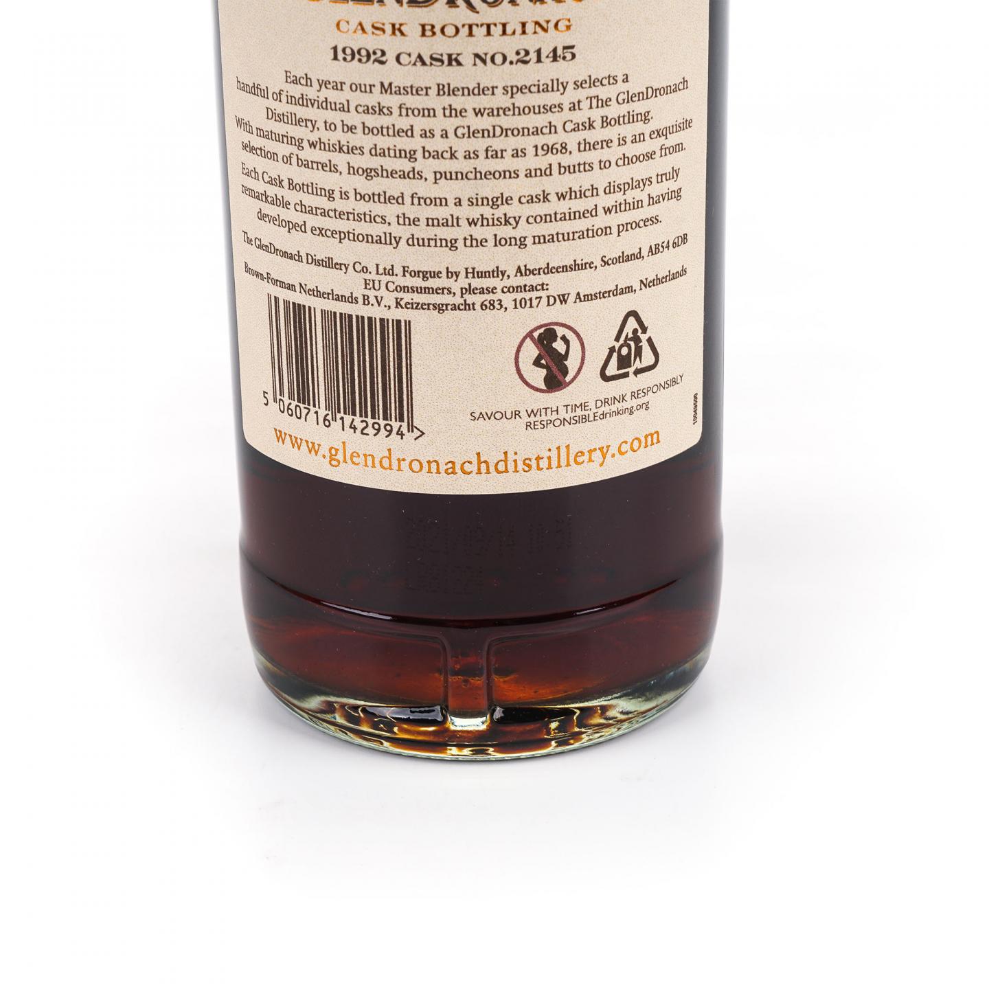 Glendronach 格兰多纳 28年 1992-2021 雪莉桶#2145