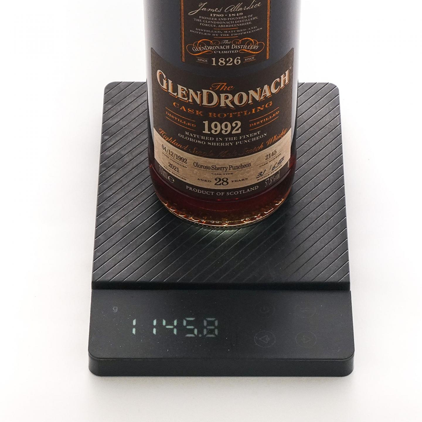 Glendronach 格兰多纳 28年 1992-2021 雪莉桶#2145