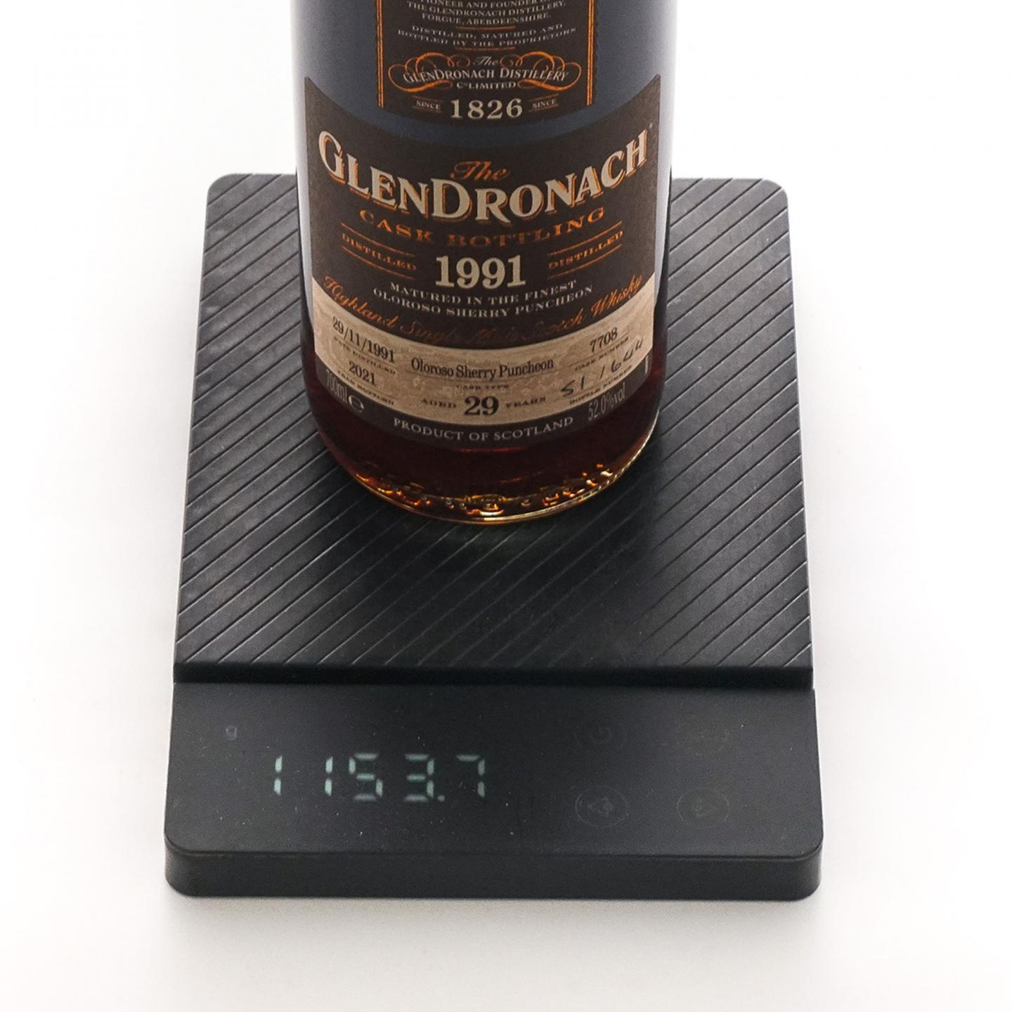 Glendronach 格兰多纳 29年 1991-2021 雪莉桶#7708