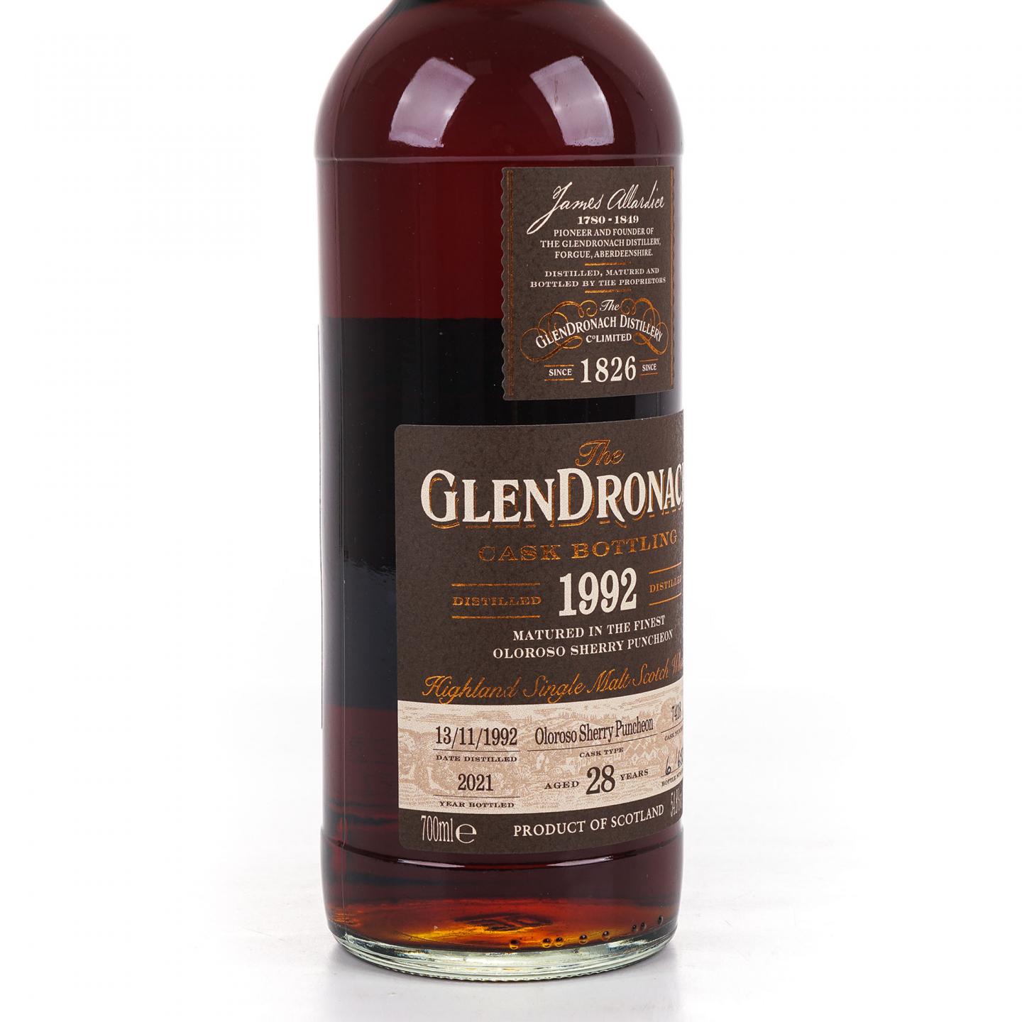 Glendronach 格兰多纳 28年 1992-2021 雪莉桶#7418