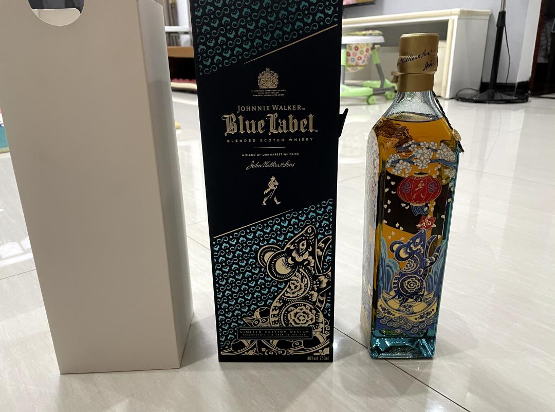 国行尊尼获加蓝牌鼠年生肖