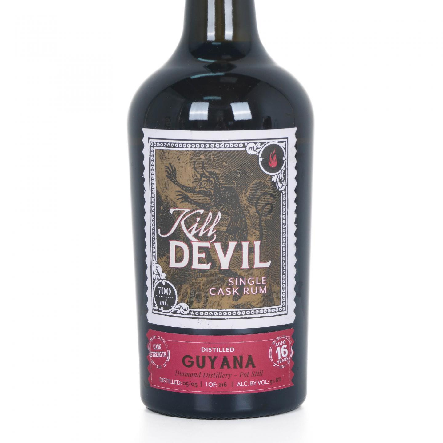 Diamond 钻石 16年 2005 Kill Devil 圭亚那单桶朗姆酒 桶强