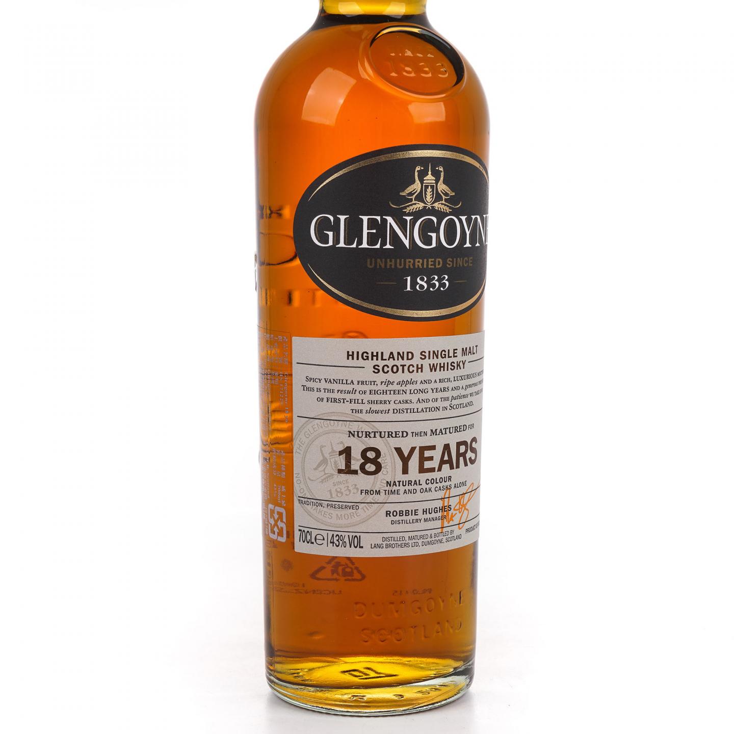 Glengoyne 格兰哥尼 18年 单一麦芽威士忌 43%Vol.