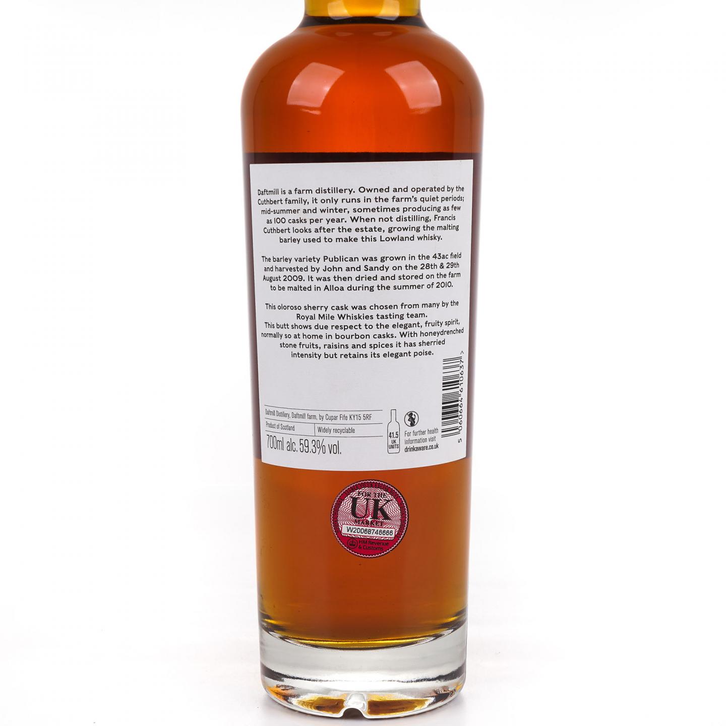 Daftmill 达夫特米尔 2011-2025 雪莉单桶#096/2011 700ml