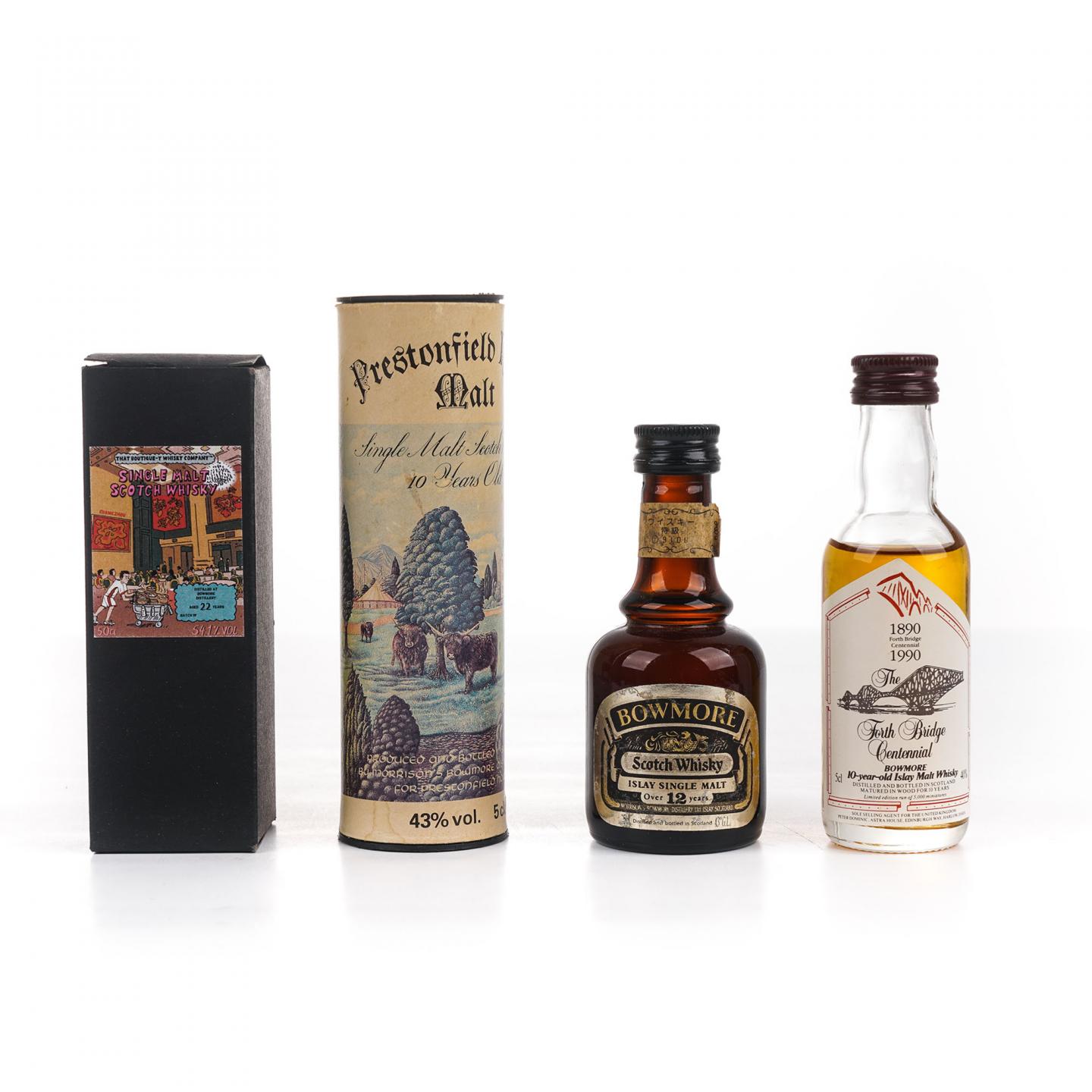 【酒版】波摩 漫画标/孔雀标/12年/10年 50ml* 4