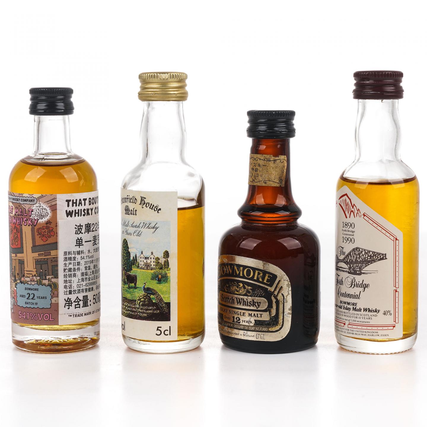 【酒版】波摩 漫画标/孔雀标/12年/10年 50ml* 4