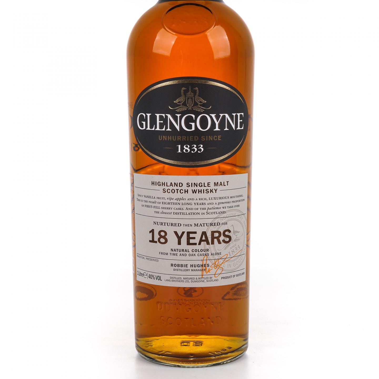 Glengoyne 格兰哥尼 18年 2016 1升装