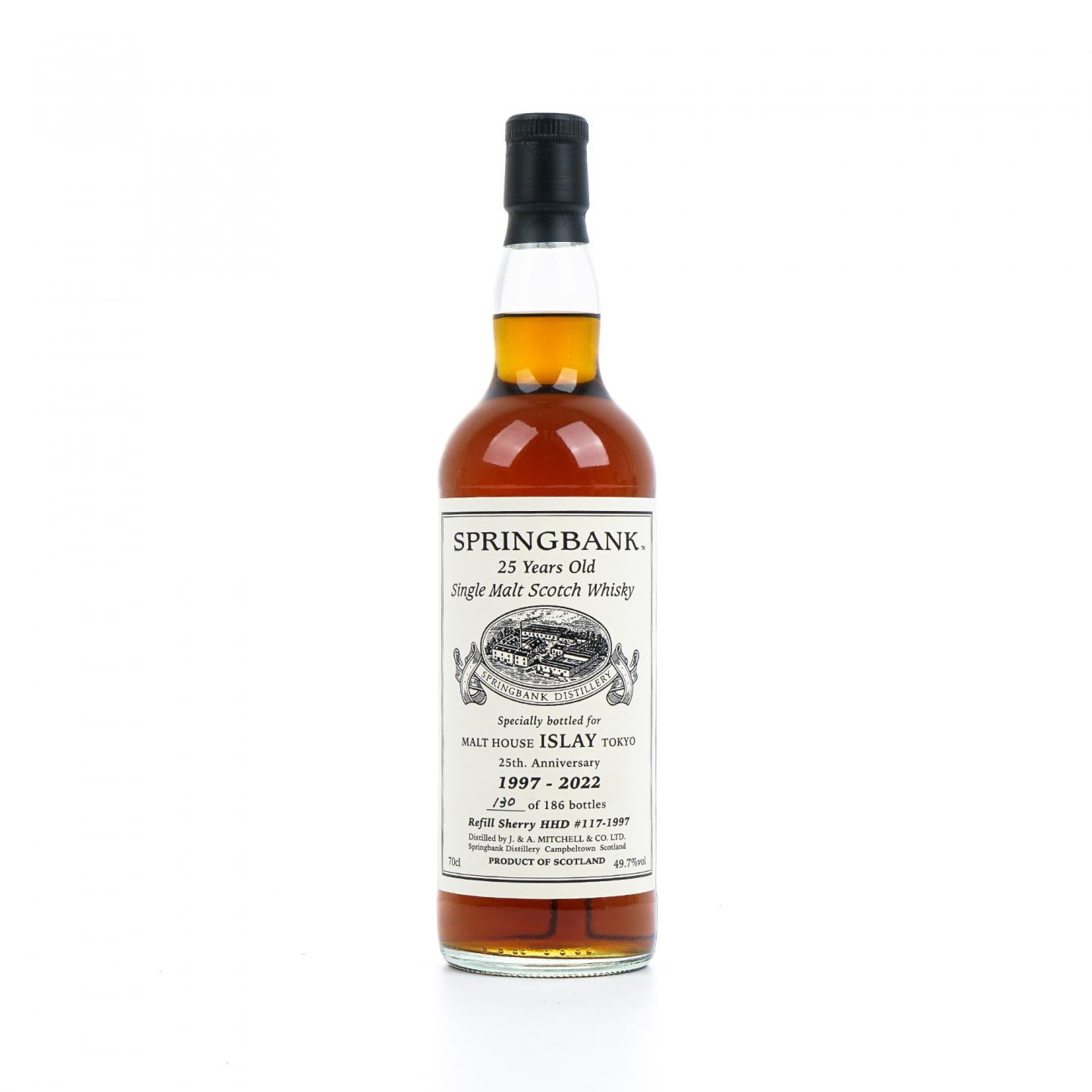 Springbank 云顶 25年 1997-2022 私人桶
