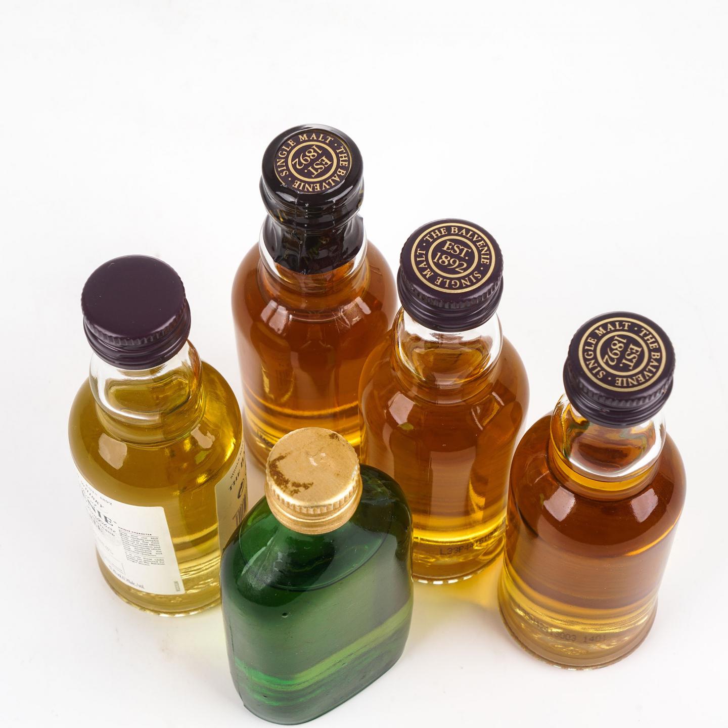 【酒版】Balvenie 百富 8/10/12/15年 5支组