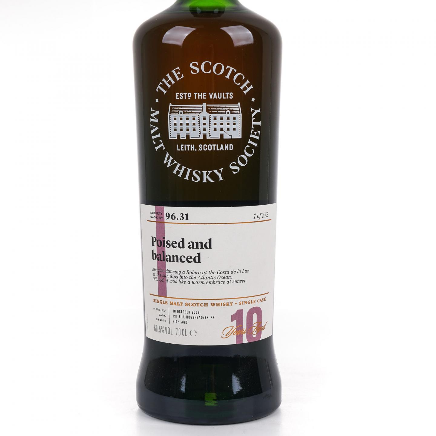 SMWS 96.31 格兰多纳 10年 2008 700ml