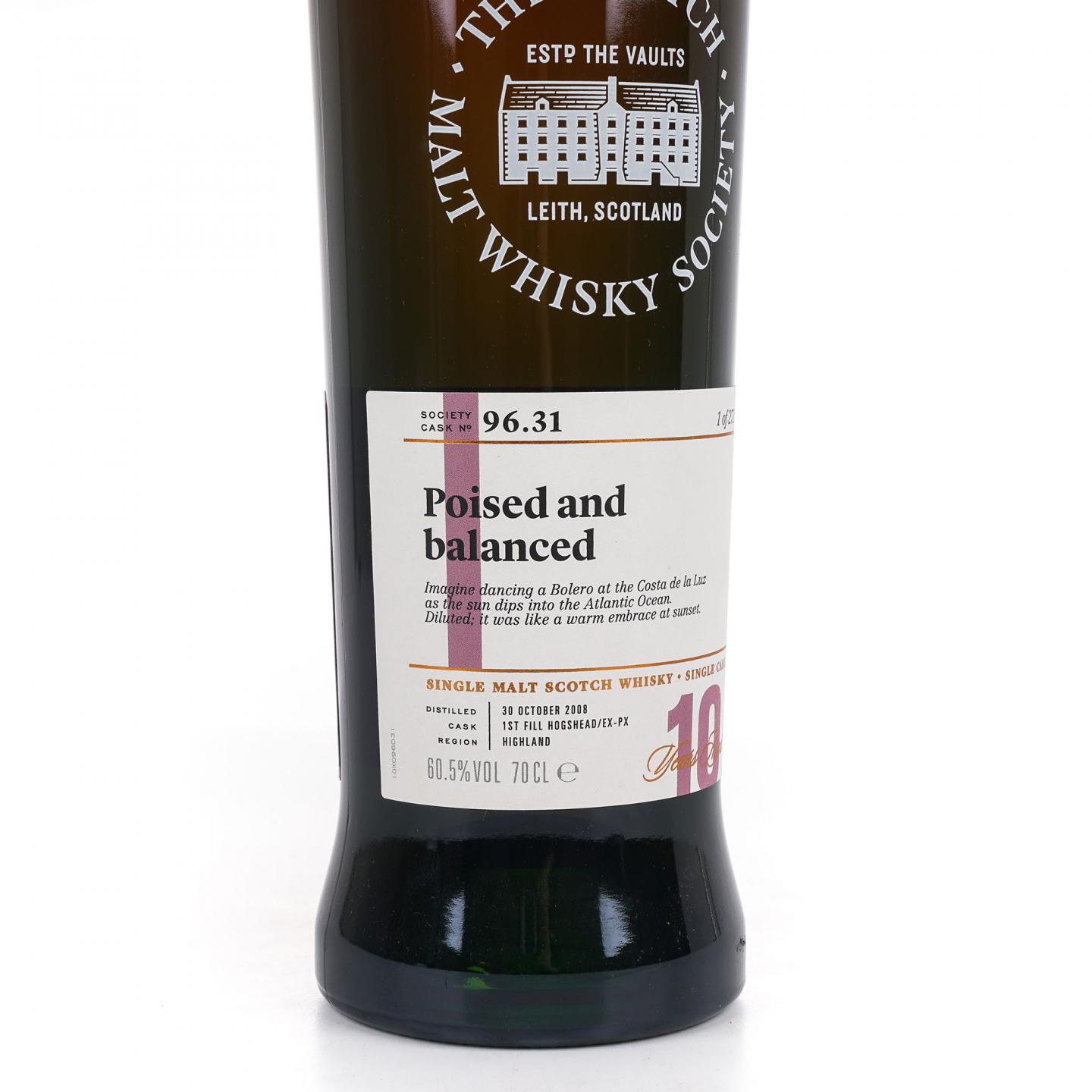 SMWS 96.31 格兰多纳 10年 2008 700ml