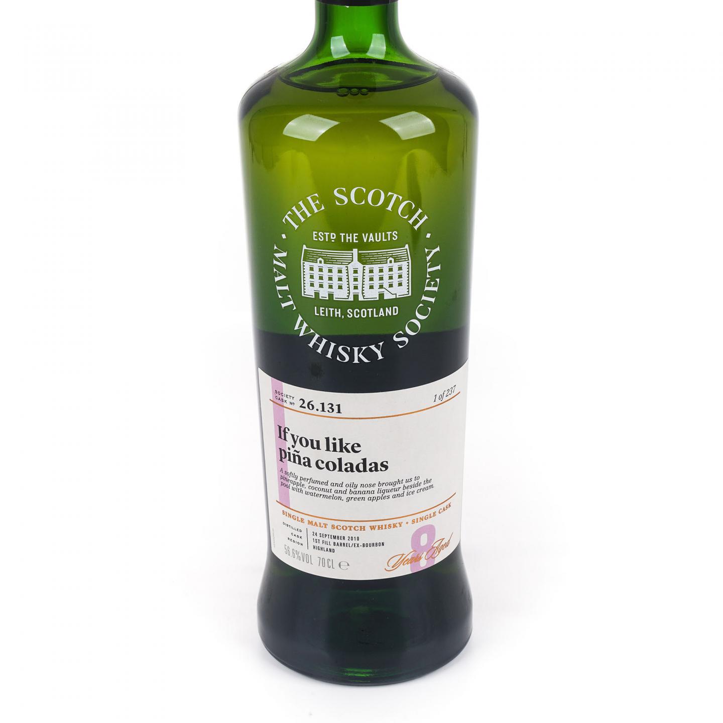SMWS 26.131 克里尼利基 8年 2010 700ml