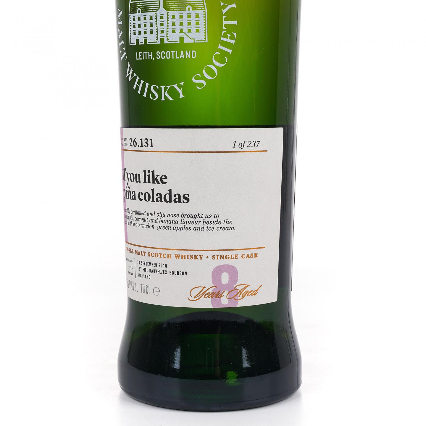 SMWS 26.131 克里尼利基 8年 2010 700ml