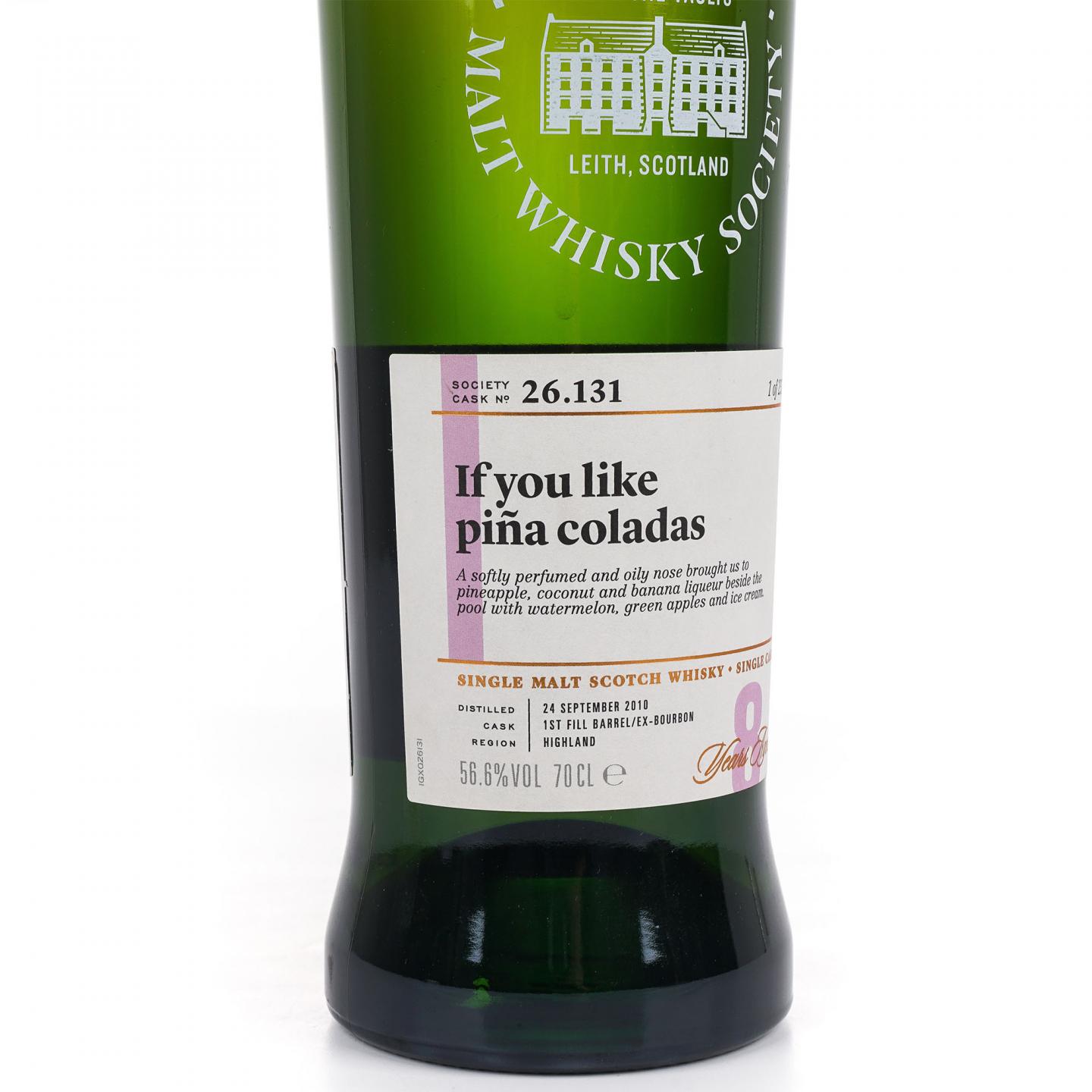 SMWS 26.131 克里尼利基 8年 2010 700ml