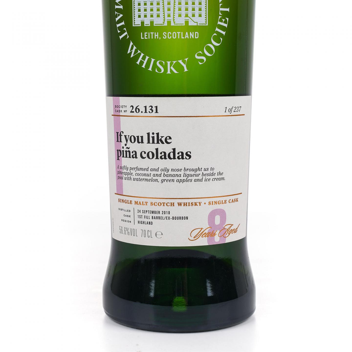 SMWS 26.131 克里尼利基 8年 2010 700ml