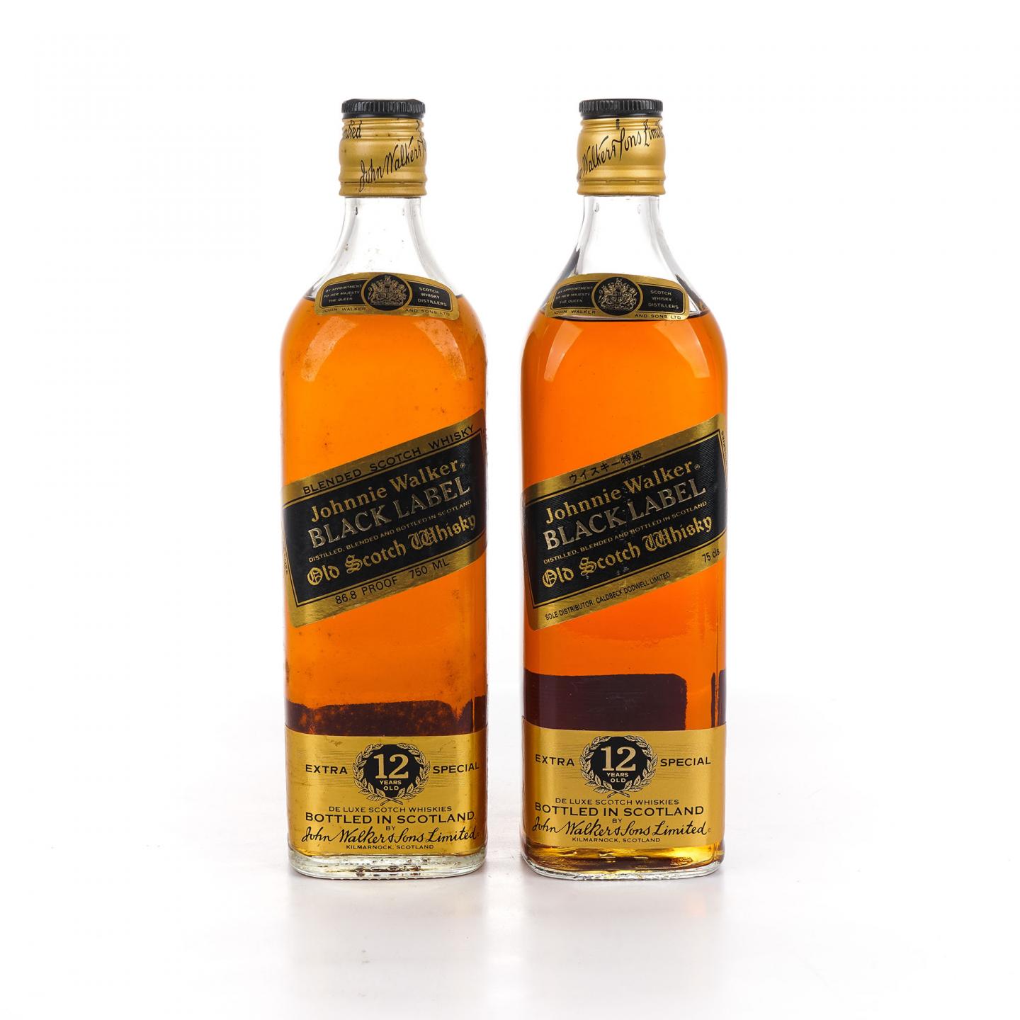 Johnnie Walker 尊尼获加 12年 黑标 旧版 2瓶组*750ml