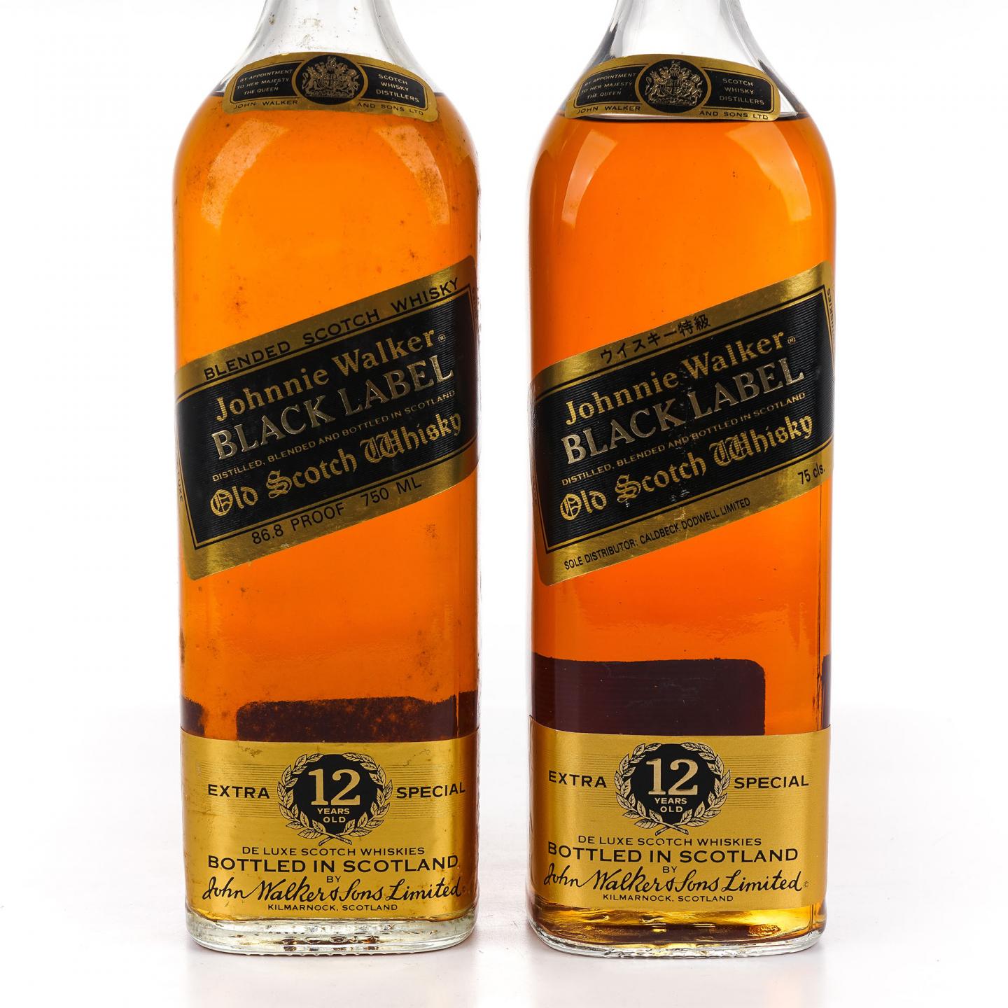 Johnnie Walker 尊尼获加 12年 黑标 旧版 2瓶组*750ml