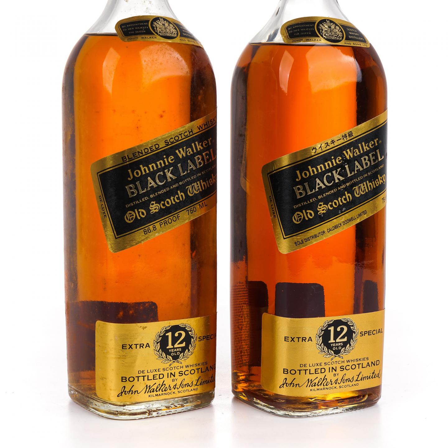 Johnnie Walker 尊尼获加 12年 黑标 旧版 2瓶组*750ml