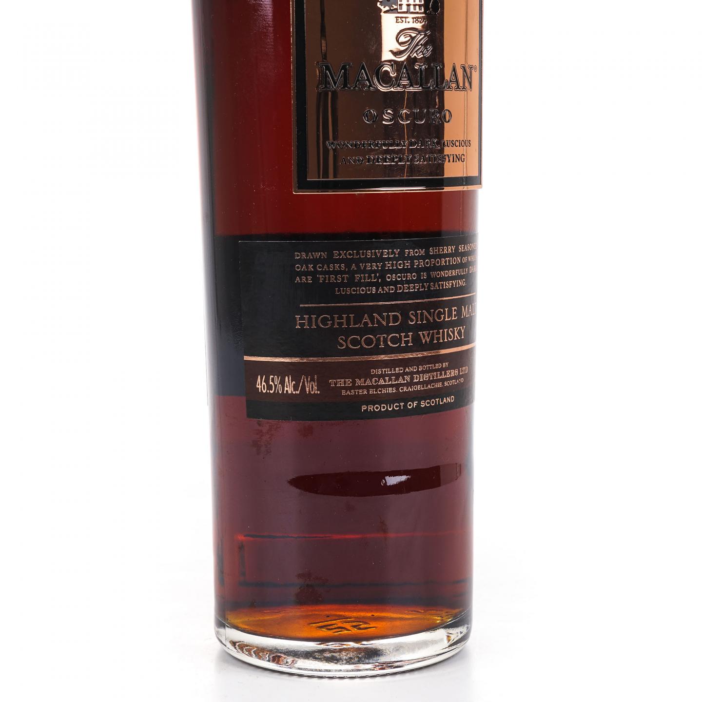 Macallan 麦卡伦 Oscuro 首版 1824系列