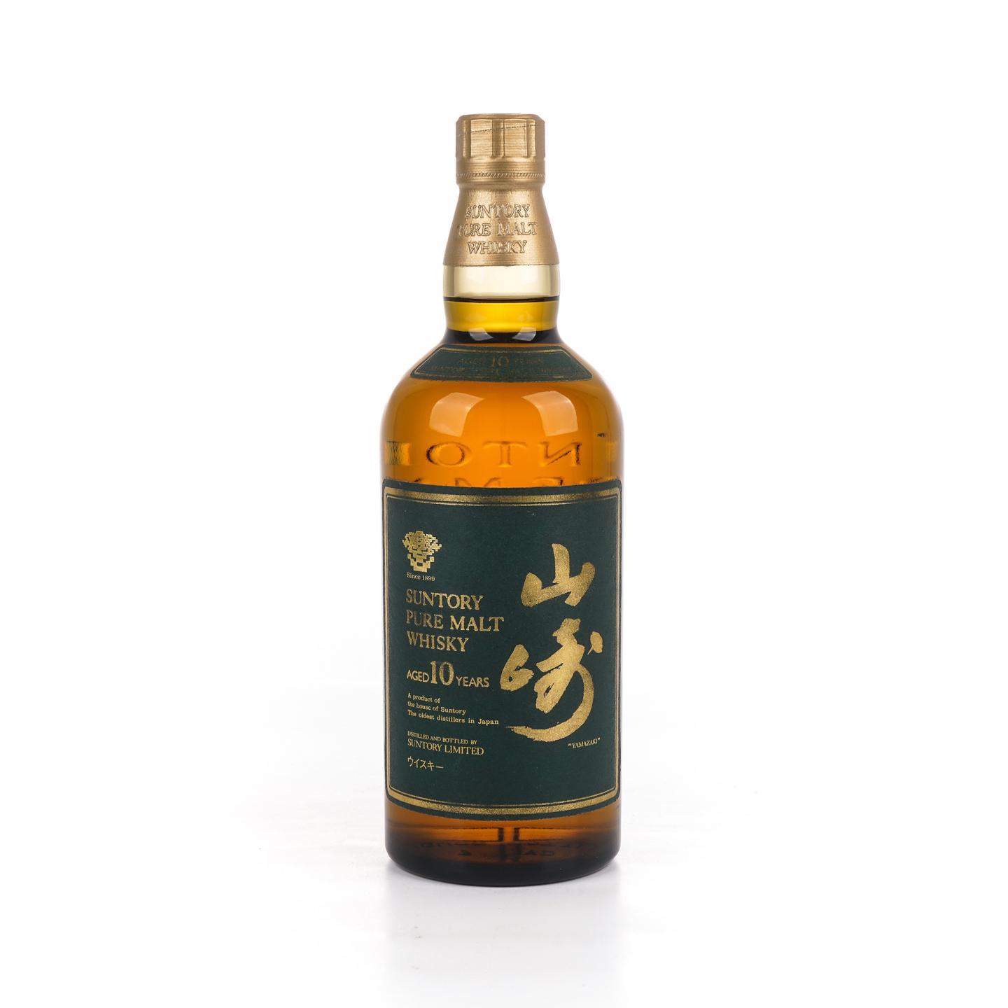 山崎 10年 金花标 绿标 Pure Malt 750ML