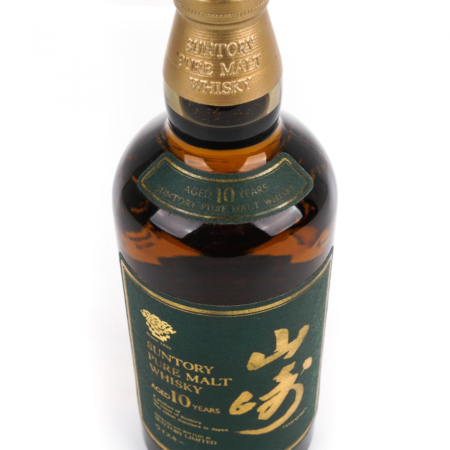 山崎 10年 金花标 绿标 Pure Malt 750ML