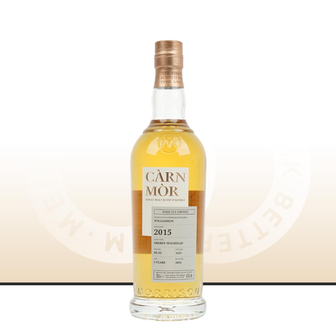【限量1623瓶】Williamson 威廉姆森9年2015单桶单一麦芽威士忌