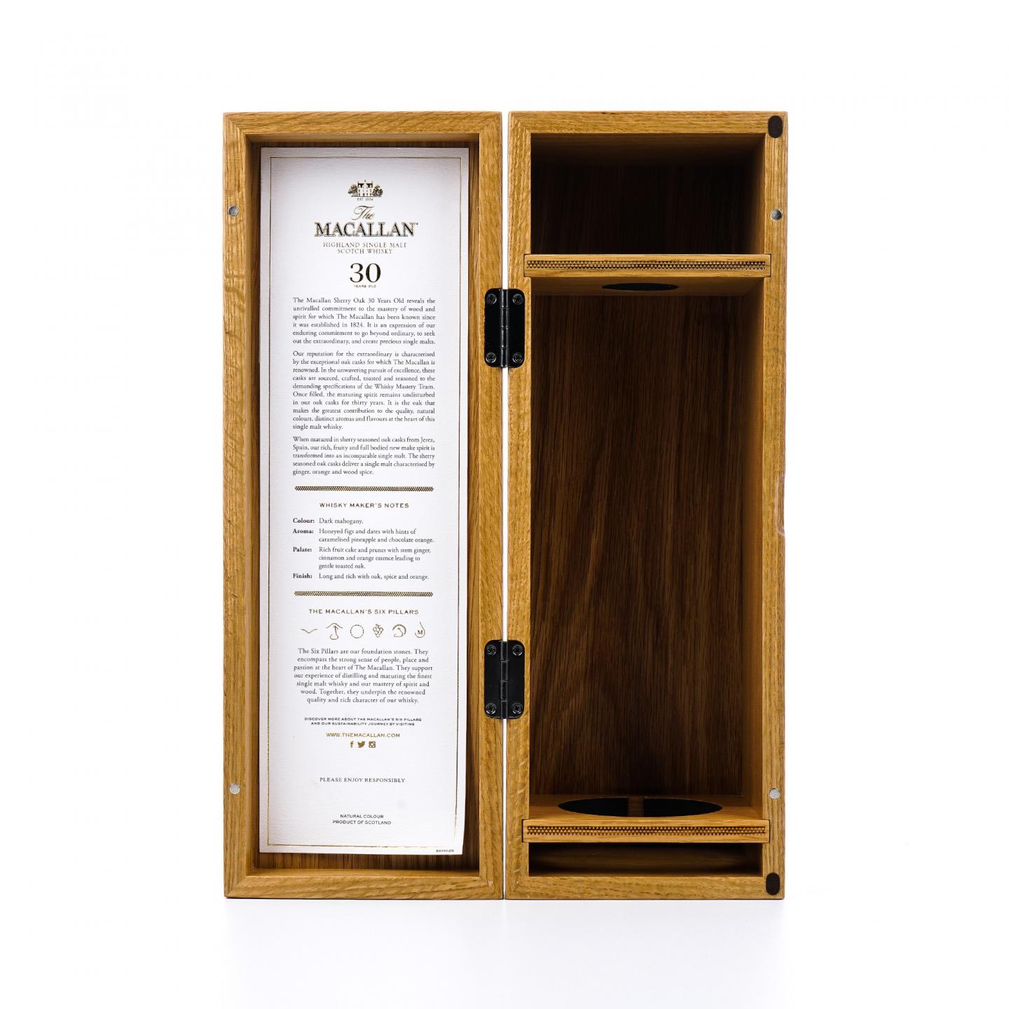 【附X光图】Macallan 麦卡伦 30年 2023 雪莉桶 黑腰带 木盒