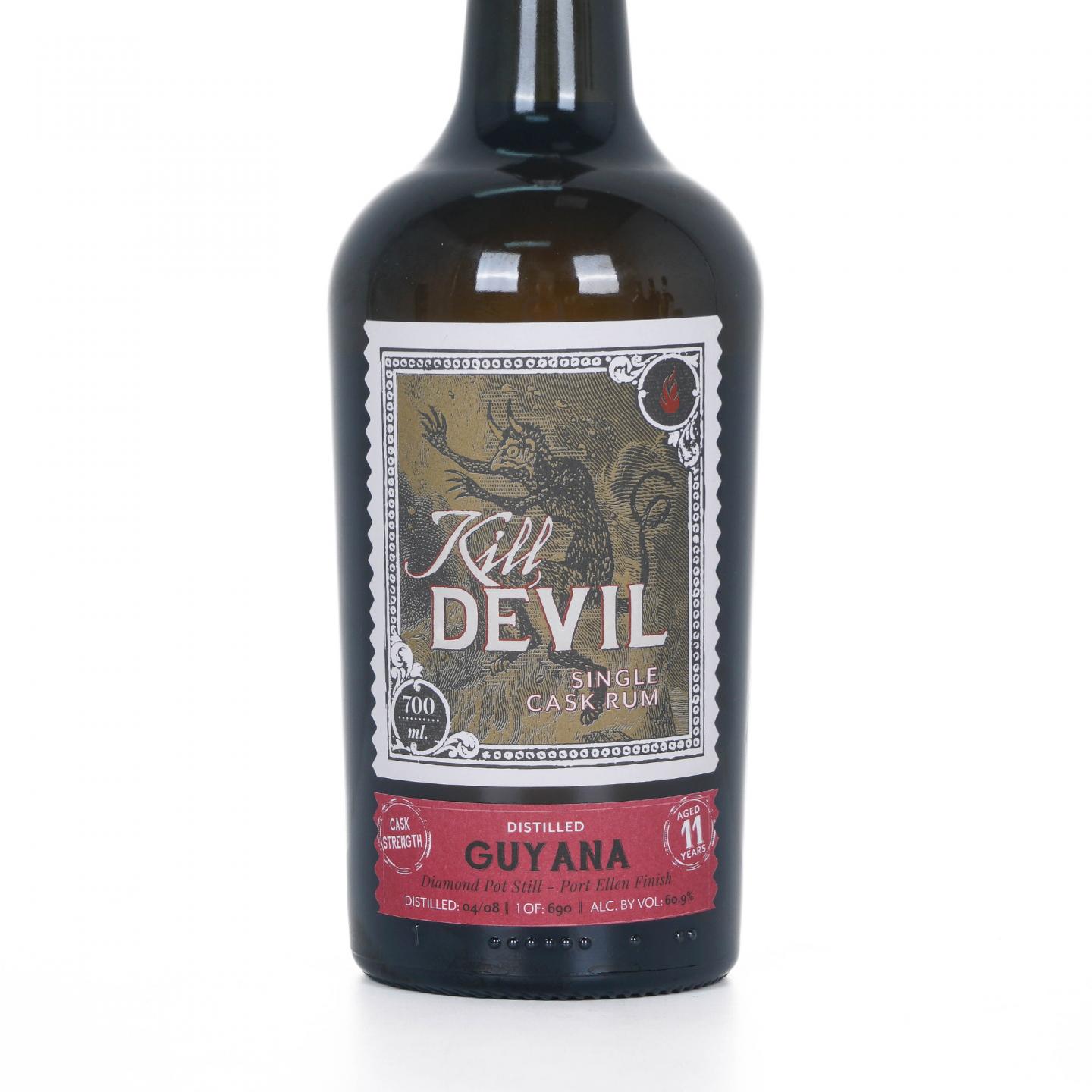 Guyana 钻石 11年 2008 Kill Devil 单一原桶朗姆酒