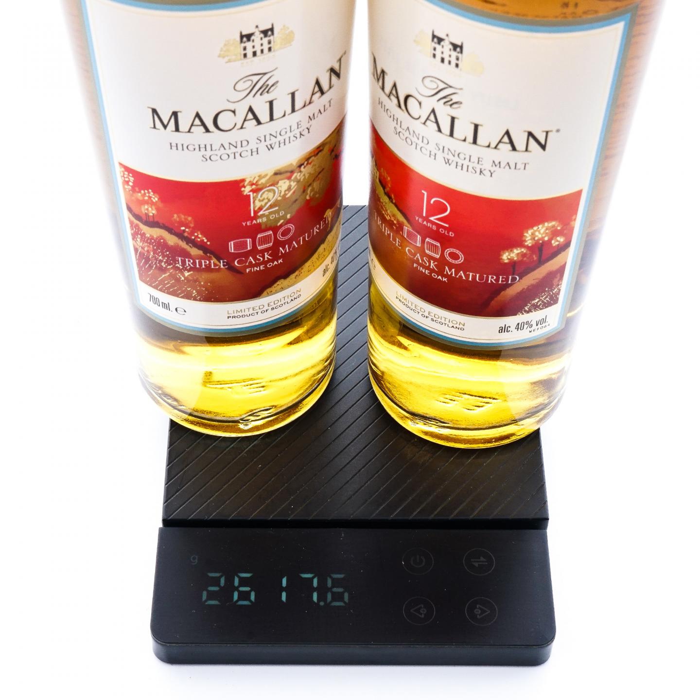 Macallan 麦卡伦 12年 Triple Cask 2018 狗年限定 2支组