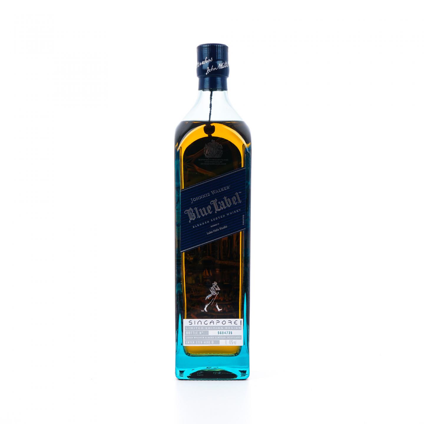 Johnnie Walker 尊尼获加 蓝方 城市系列-新加坡 1L