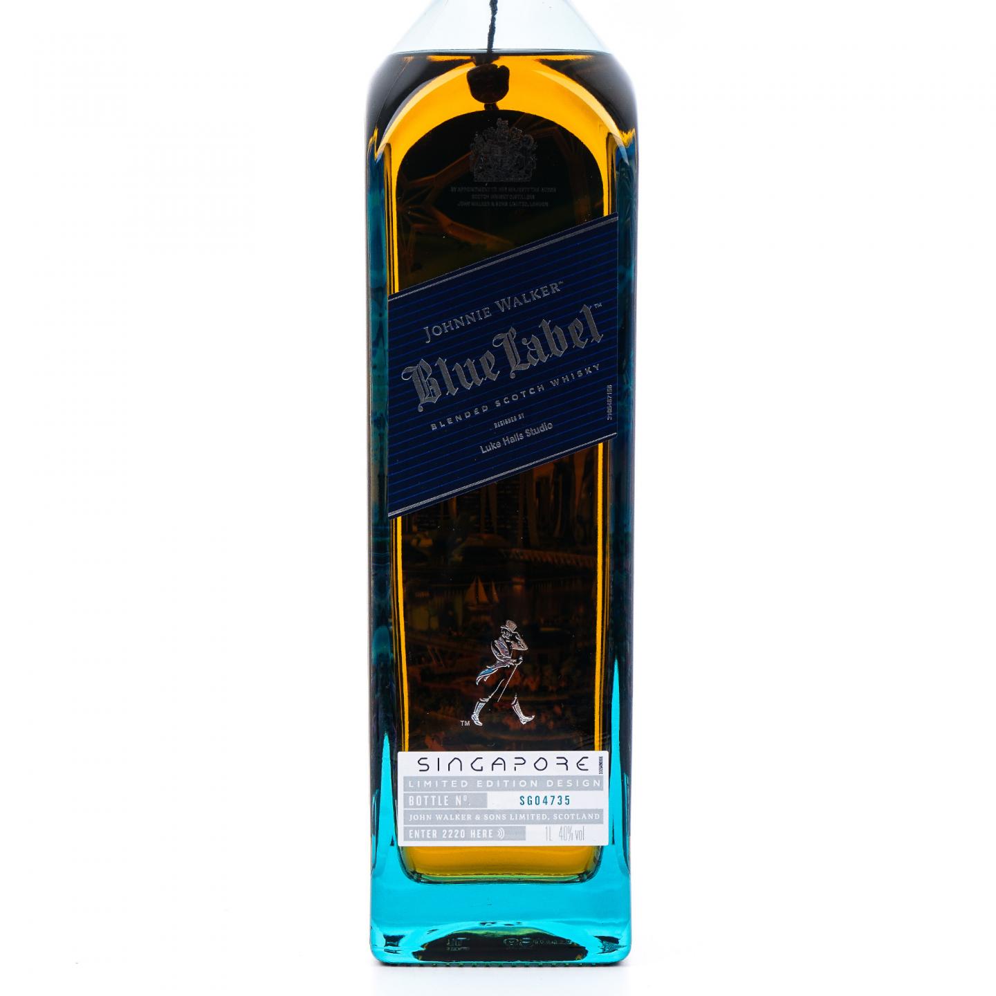 Johnnie Walker 尊尼获加 蓝方 城市系列-新加坡 1L